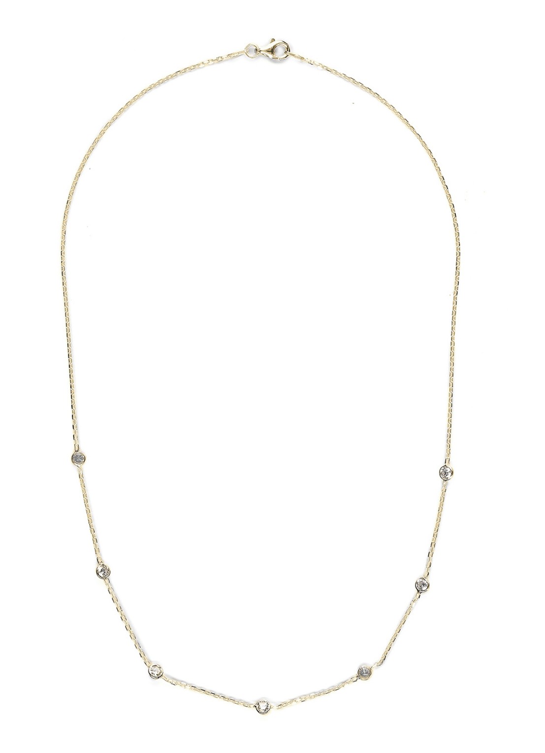 Casa Jewelry Pruts ketting verguld - voorkant goud