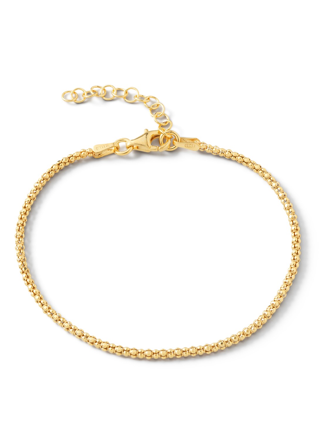 Casa Jewelry Python armband verguld - voorkant goud