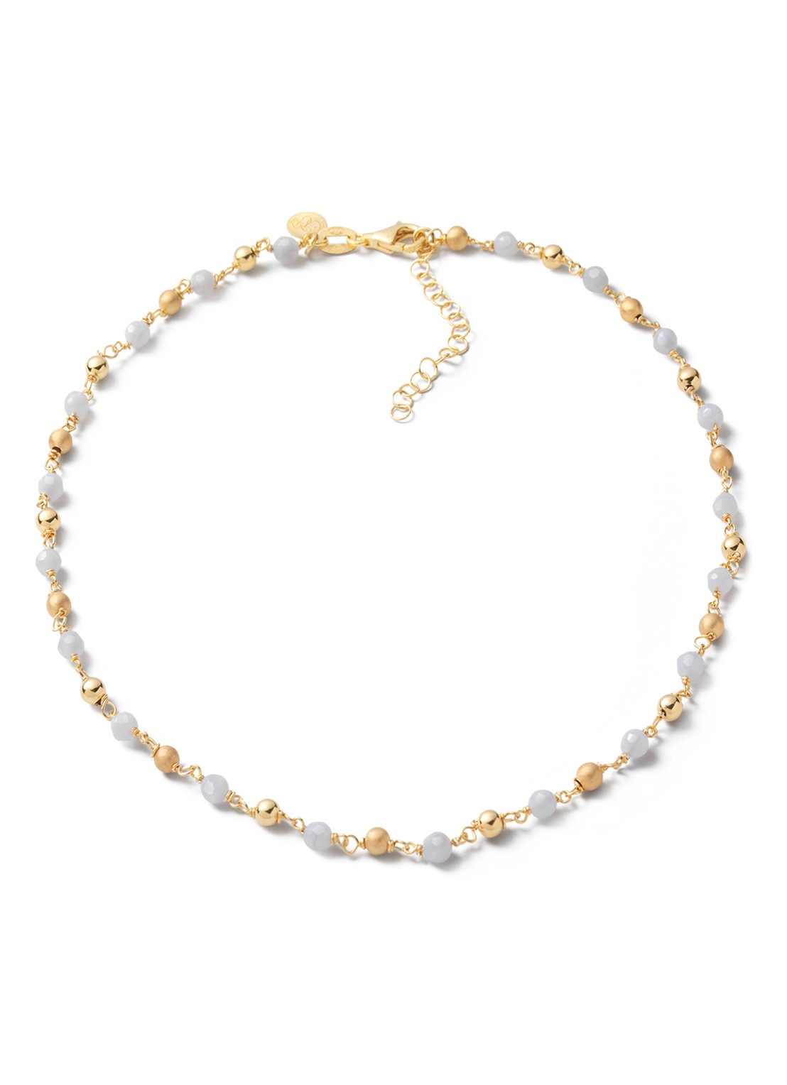Casa Jewelry Riva ketting verguld - voorkant goud