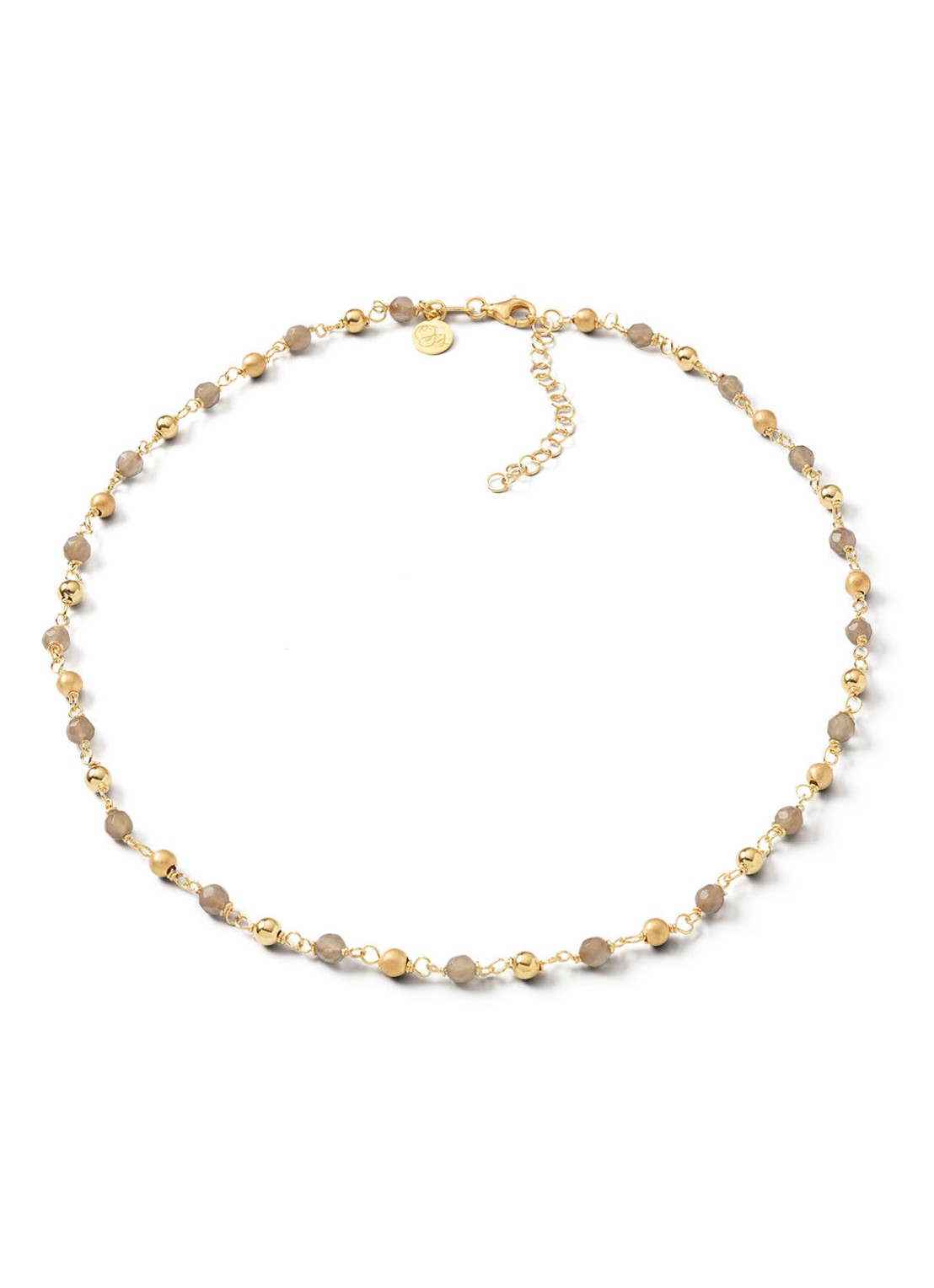 Casa Jewelry Riva ketting verguld - voorkant goud