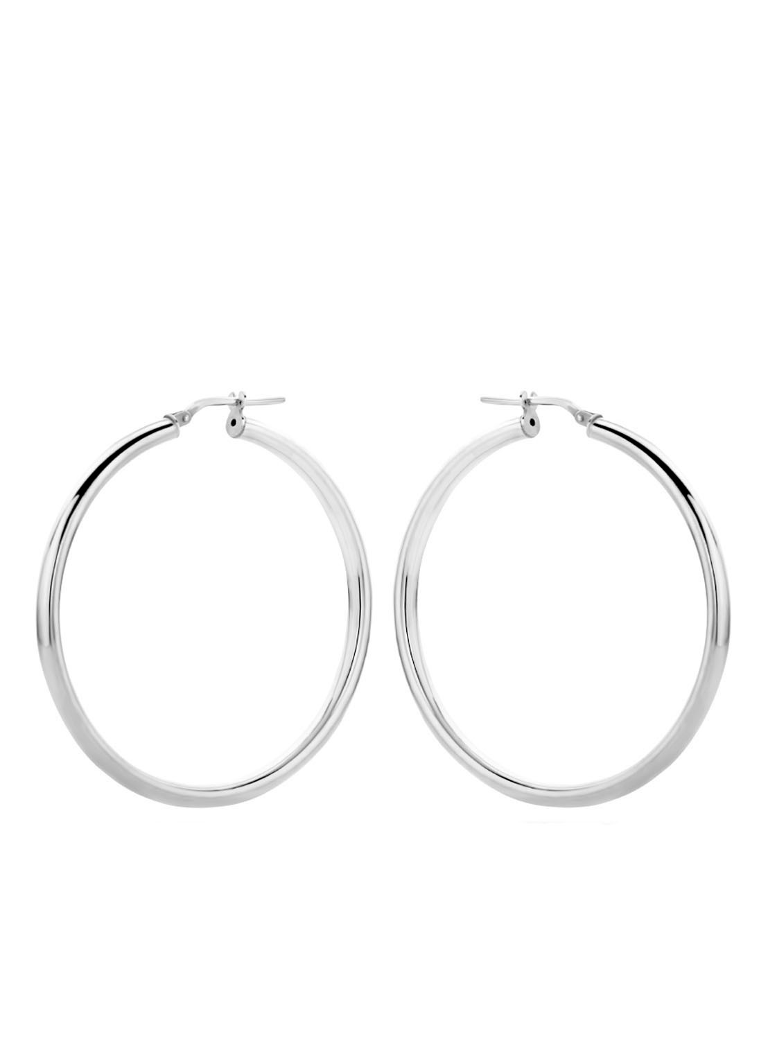 Casa Jewelry Rondinella M oorringen van zilver - voorkant zilver
