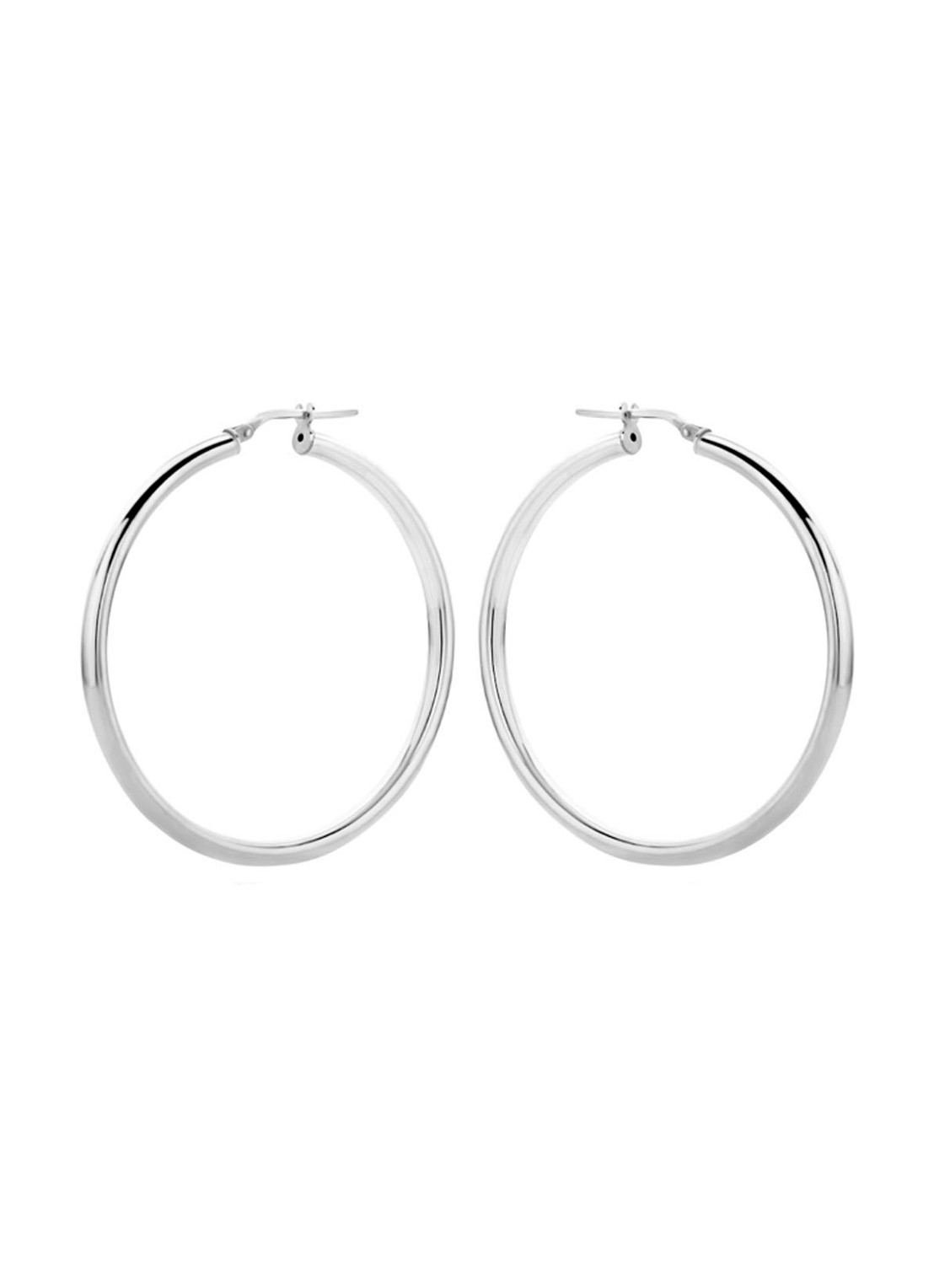 Casa Jewelry Rondinella S oorringen van zilver - voorkant zilver