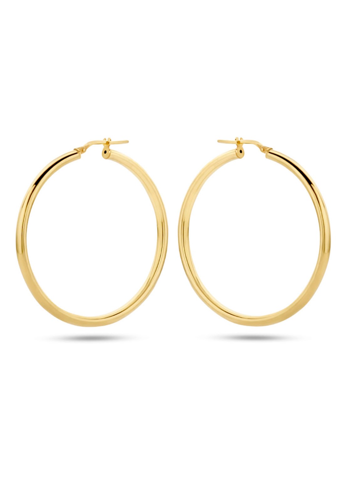 Casa Jewelry Rondinella S oorringen verguld - voorkant goud