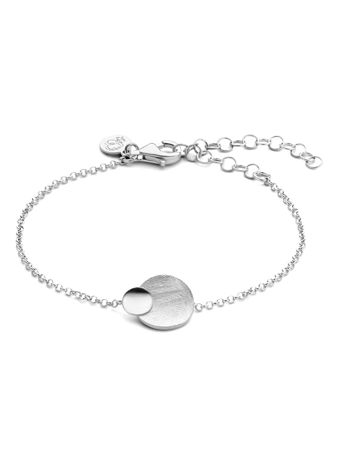 Casa Jewelry Rondje Hol armband van zilver - voorkant zilver