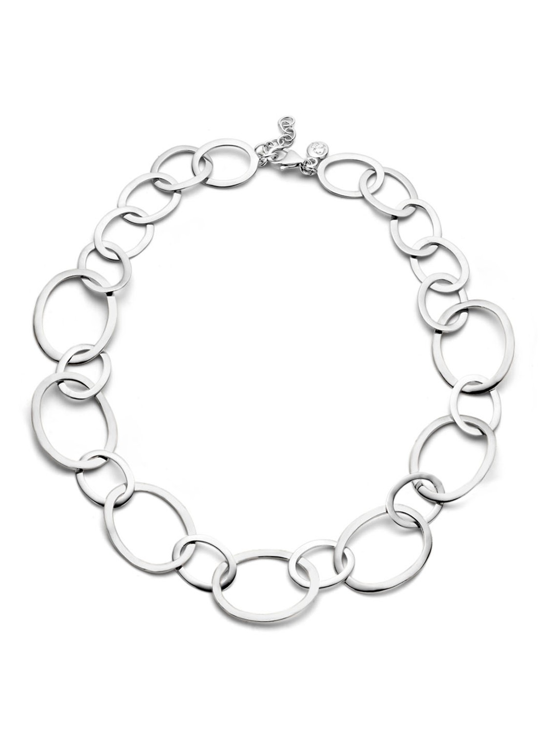 Casa Jewelry Saskia ketting van zilver - voorkant zilver