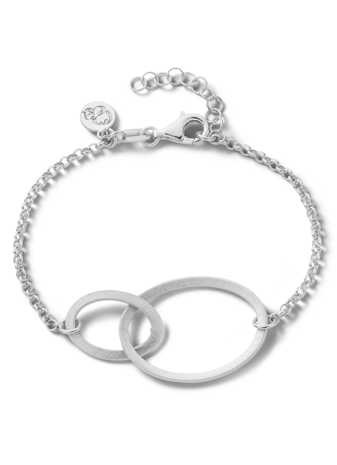 Casa Jewelry Saskia S Satin armband van zilver  - voorkant zilver