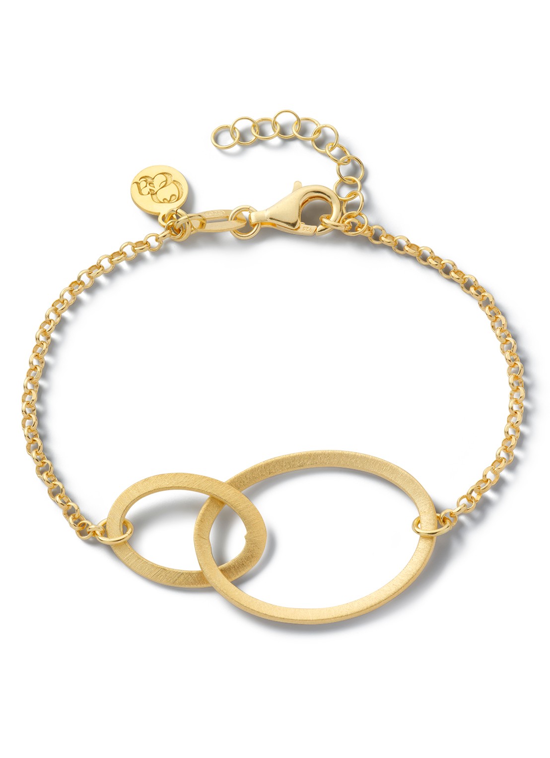 Casa Jewelry Saskia S Satin armband verguld   - voorkant goud