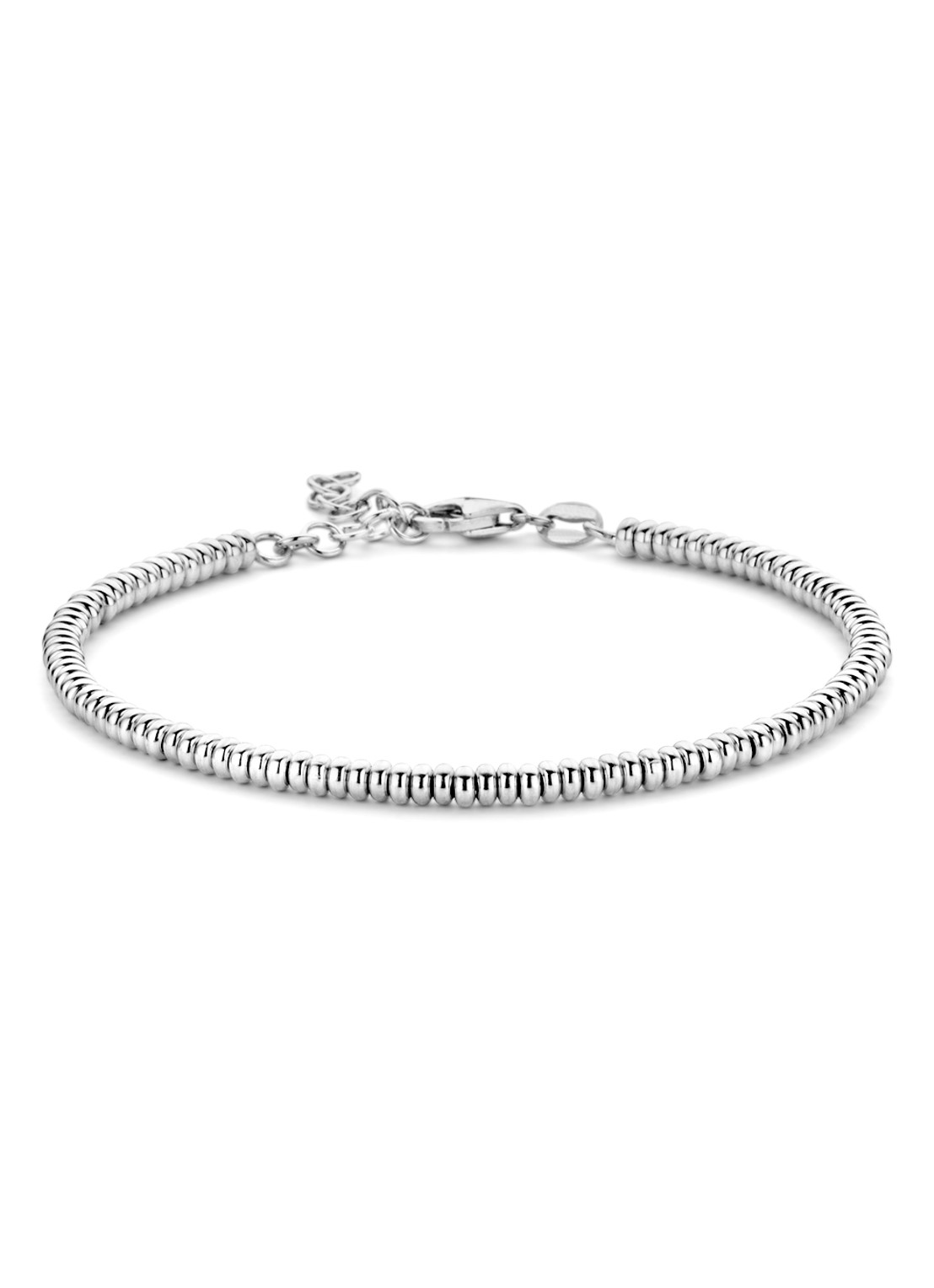 Casa Jewelry Slices armband van zilver - voorkant zilver