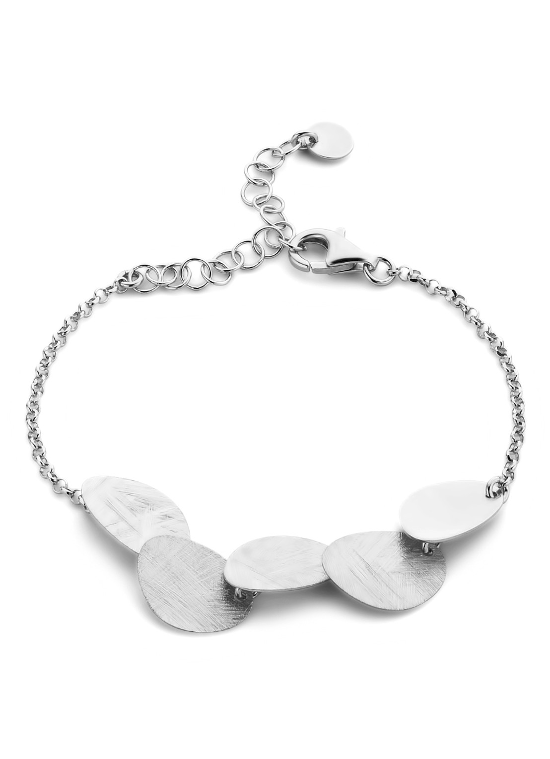 Casa Jewelry Sugarbowl armband van zilver - voorkant zilver