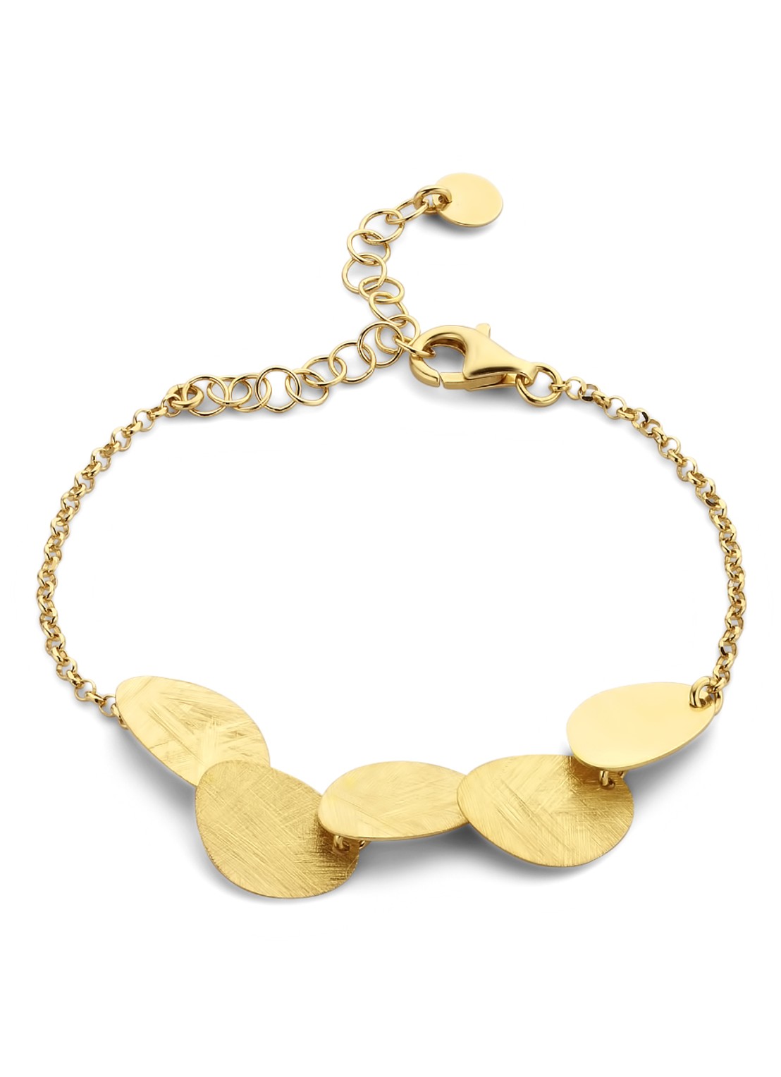 Casa Jewelry Sugarbowl armband verguld - voorkant goud