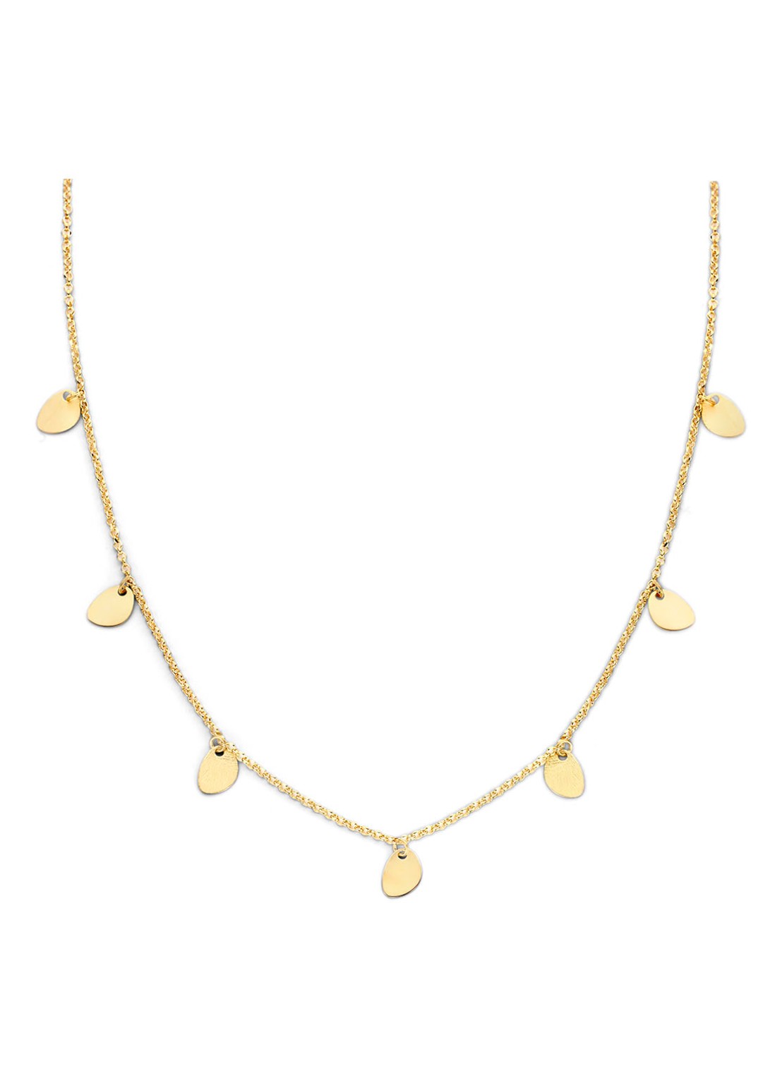 Casa Jewelry Sugarbowl Mini ketting verguld - voorkant goud