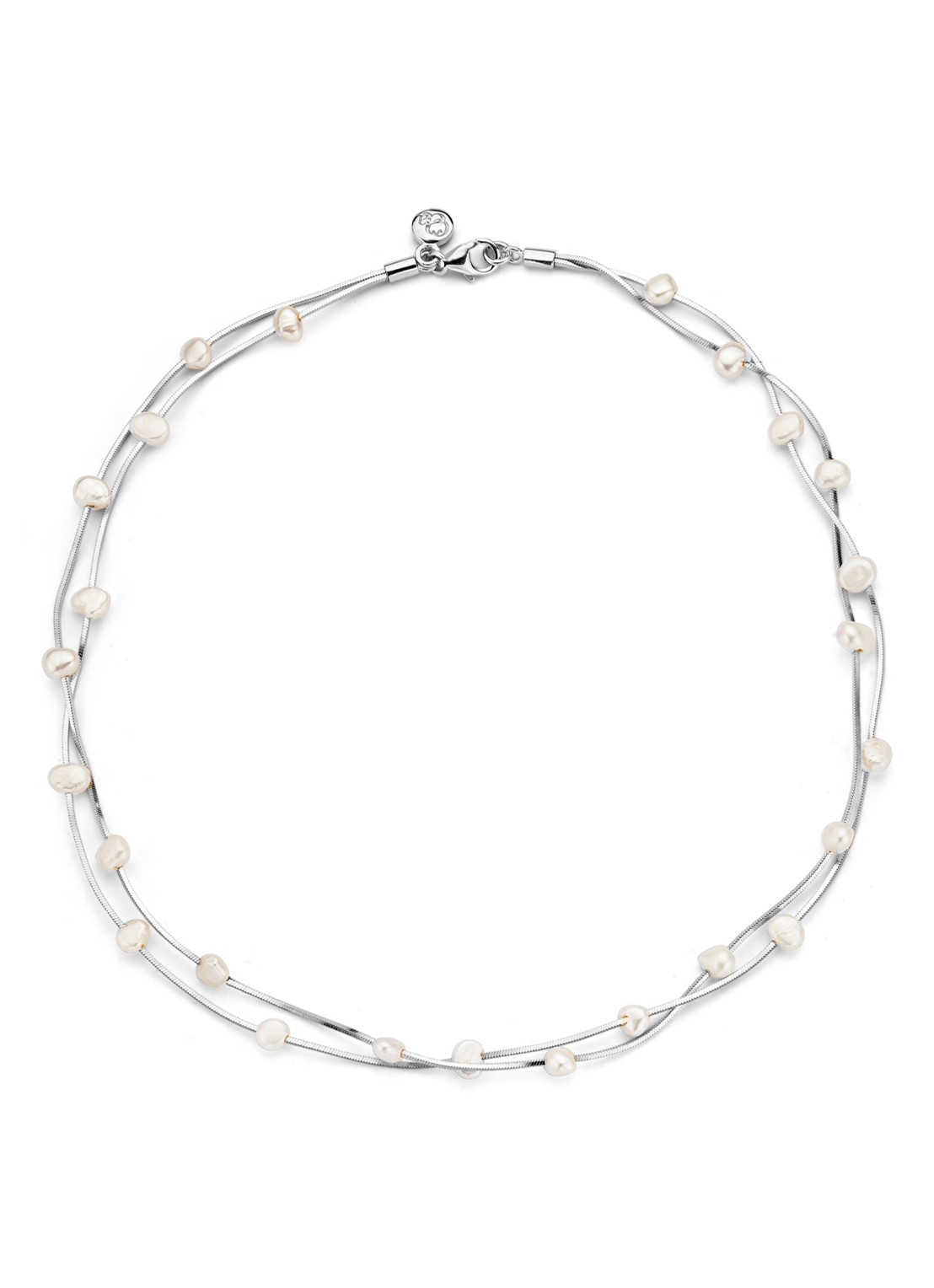 Casa Jewelry Tahiti ketting van zilver - voorkant zilver