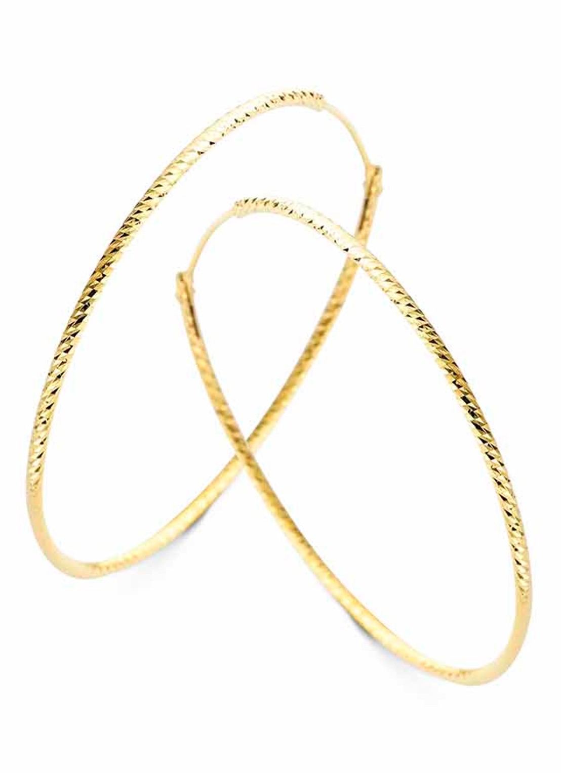 Casa Jewelry Tuscana 30 oorringen verguld - voorkant goud