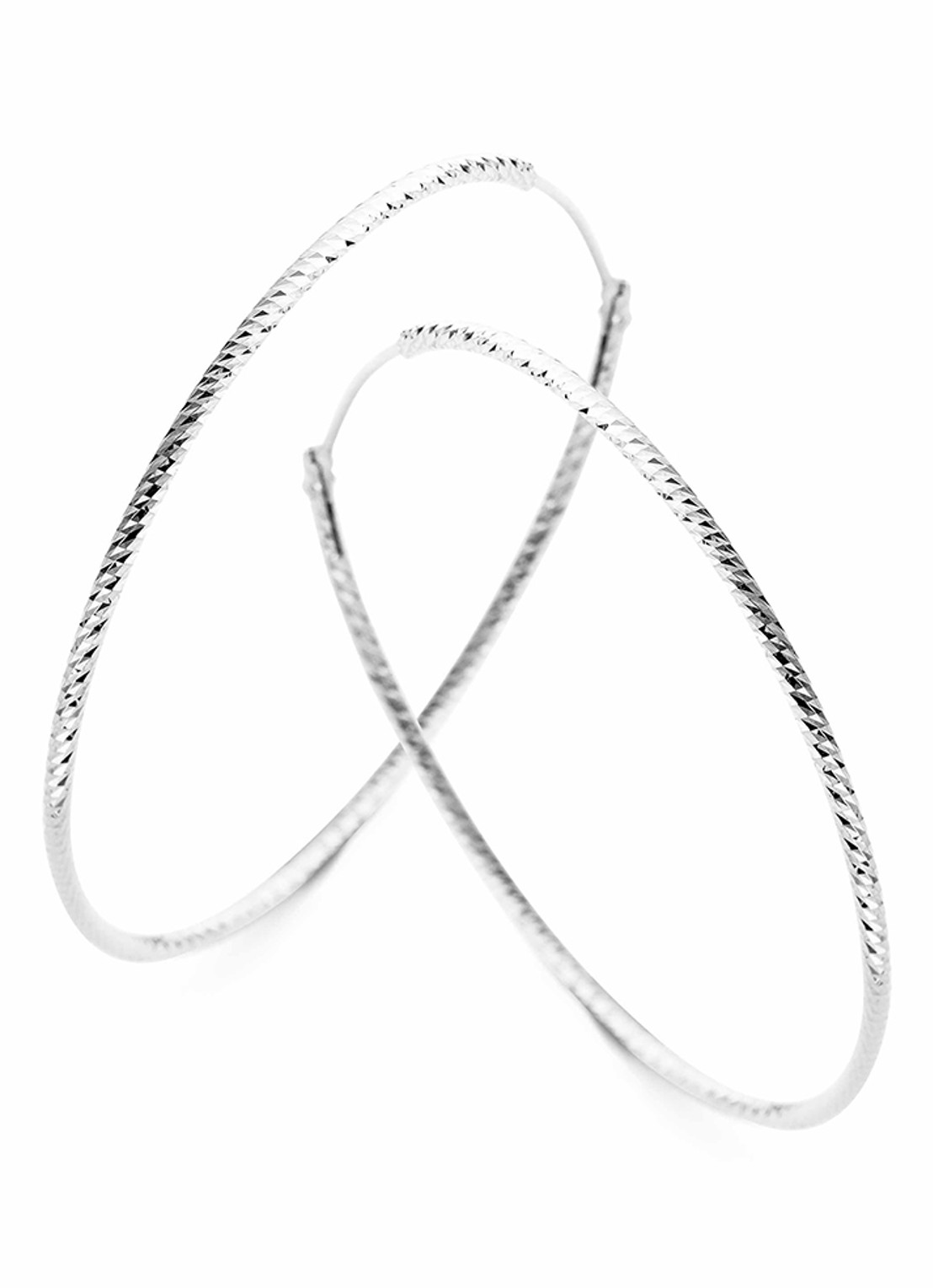 Casa Jewelry Tuscana oorringen van zilver - voorkant zilver