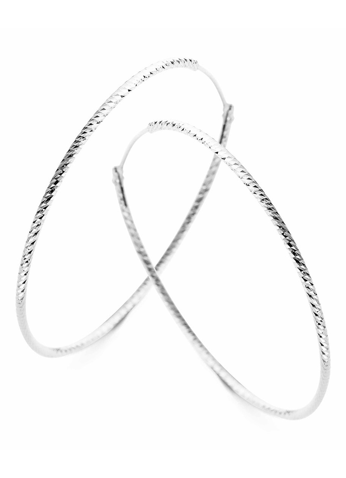 Casa Jewelry Tuscana oorringen van zilver - voorkant zilver