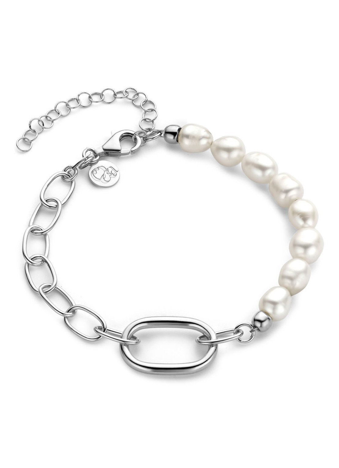 Casa Jewelry Verona armband van zilver - voorkant zilver