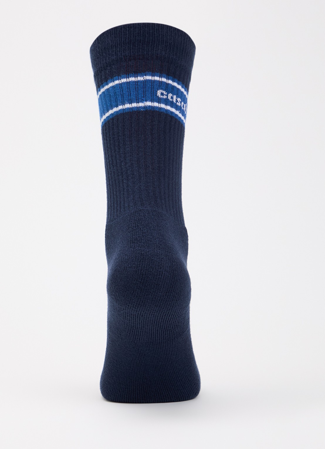 Casablanca Apres Sporty sokken in katoenblend - voorkant 4 donkerblauw