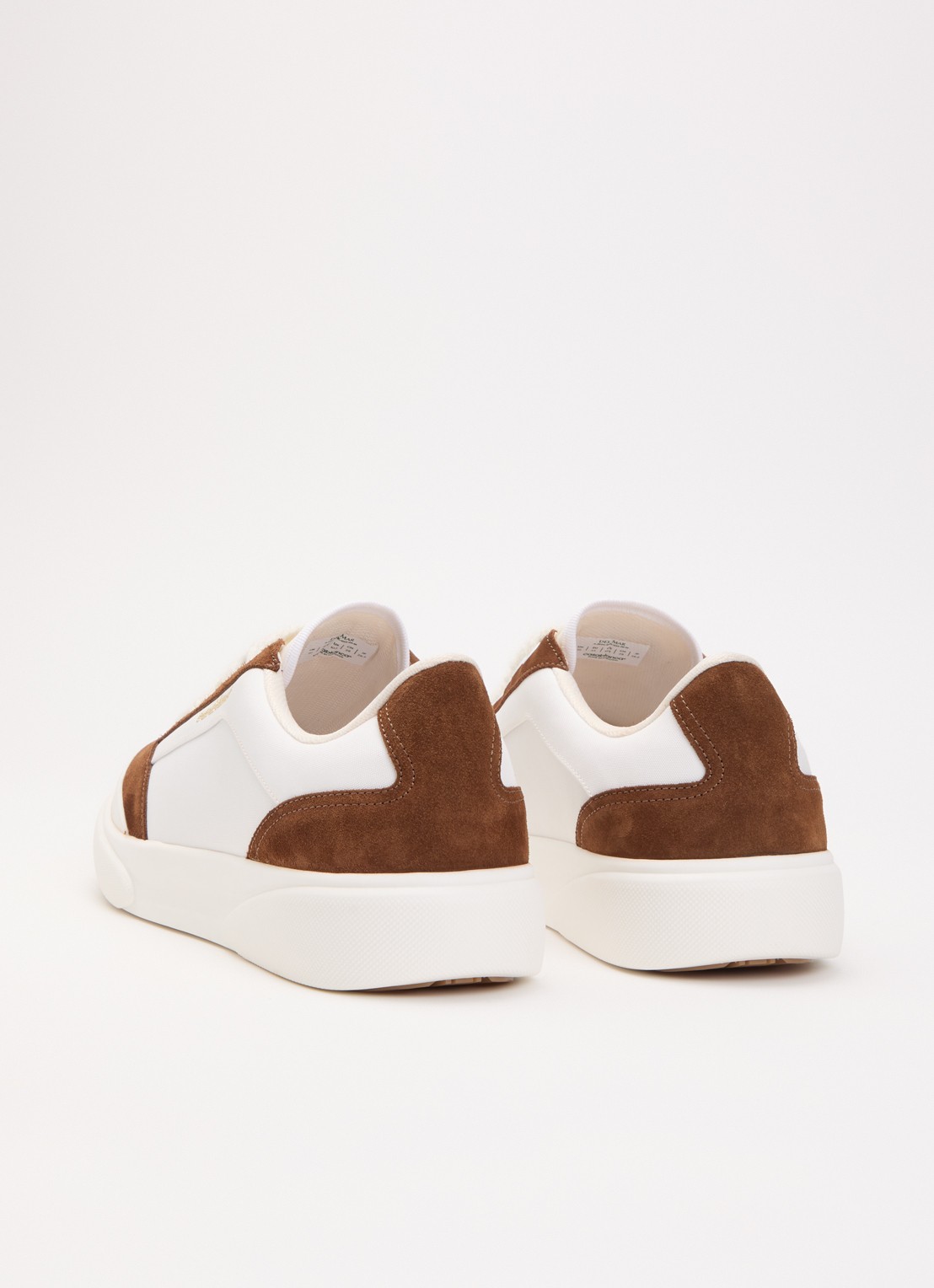 Casablanca Del Mar sneaker met details van suède - achterkant wit