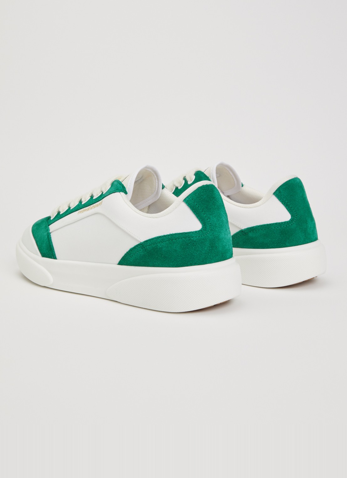 Casablanca Del Mar sneaker met details van suède - achterkant 2 wit