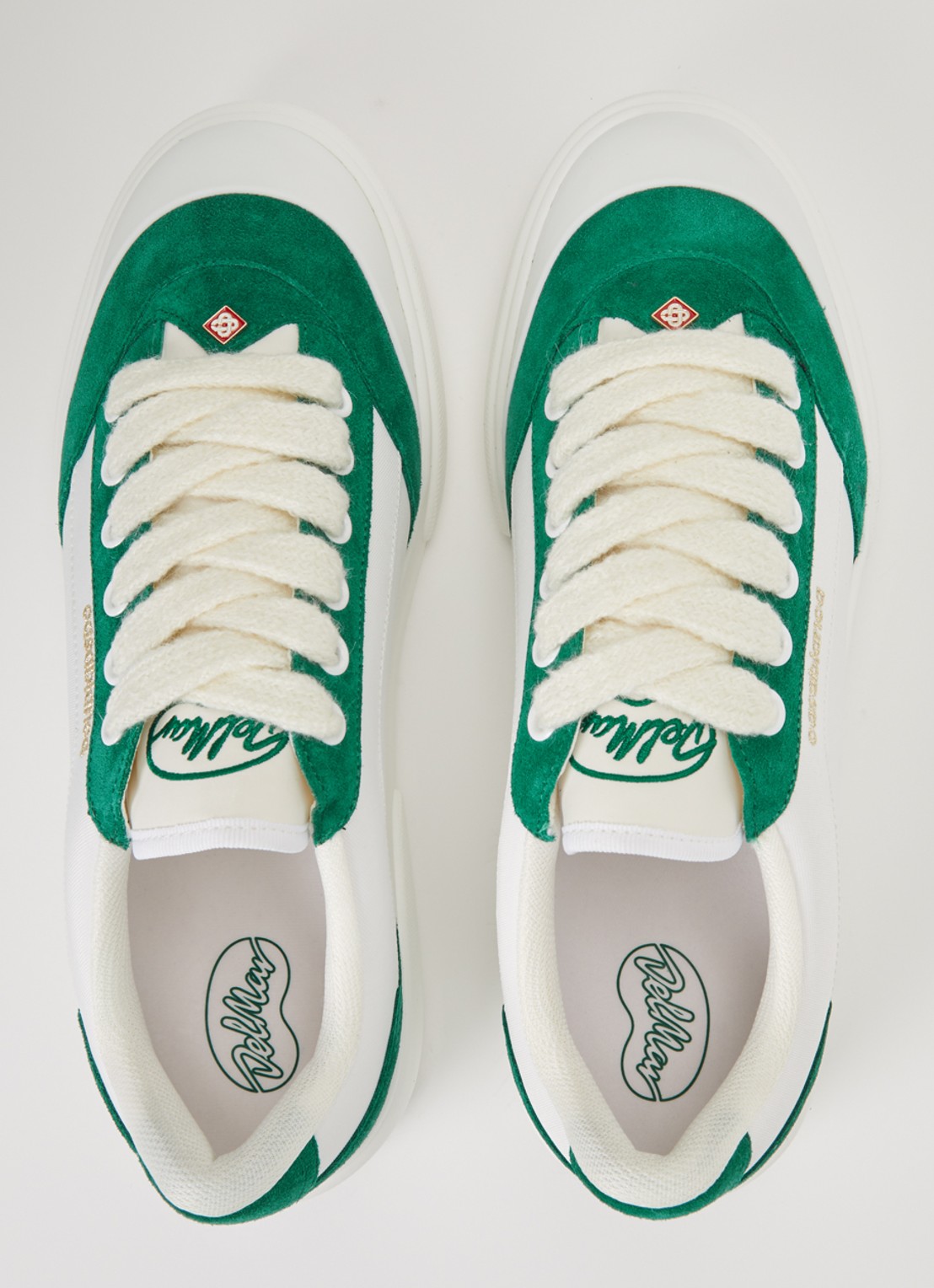 Casablanca Del Mar sneaker met details van suède - detail 4 wit