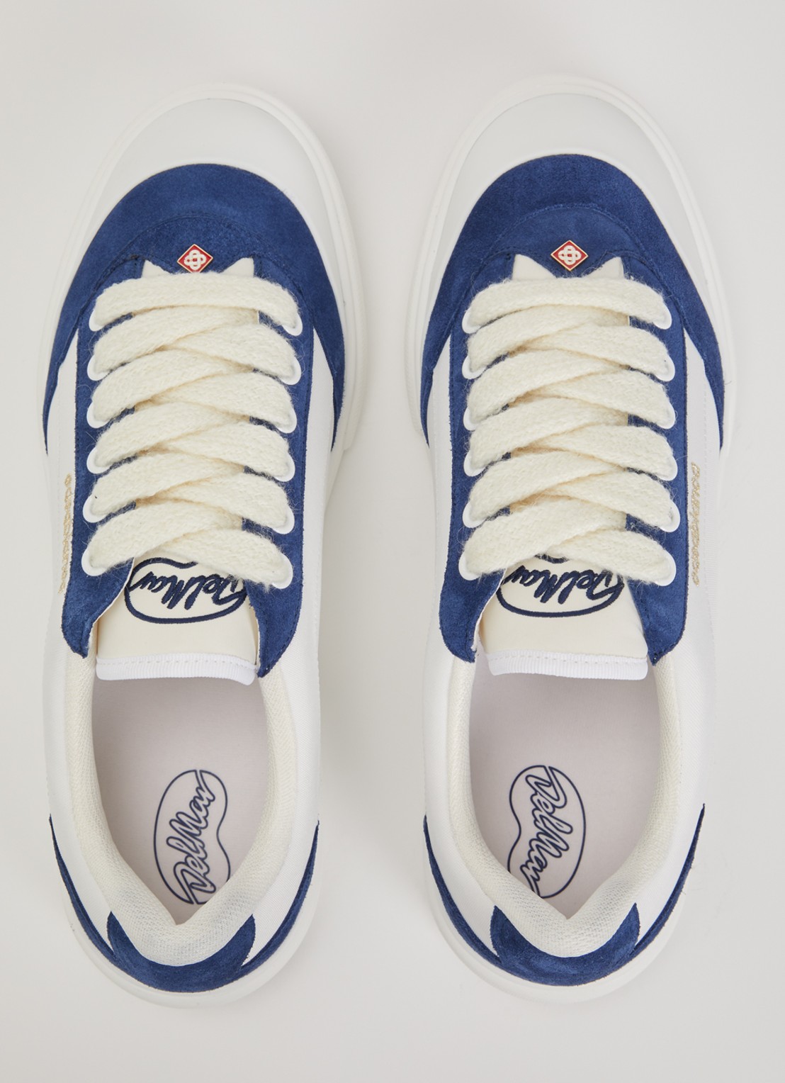 Casablanca Del Mar sneaker met details van suède - detail 4 wit