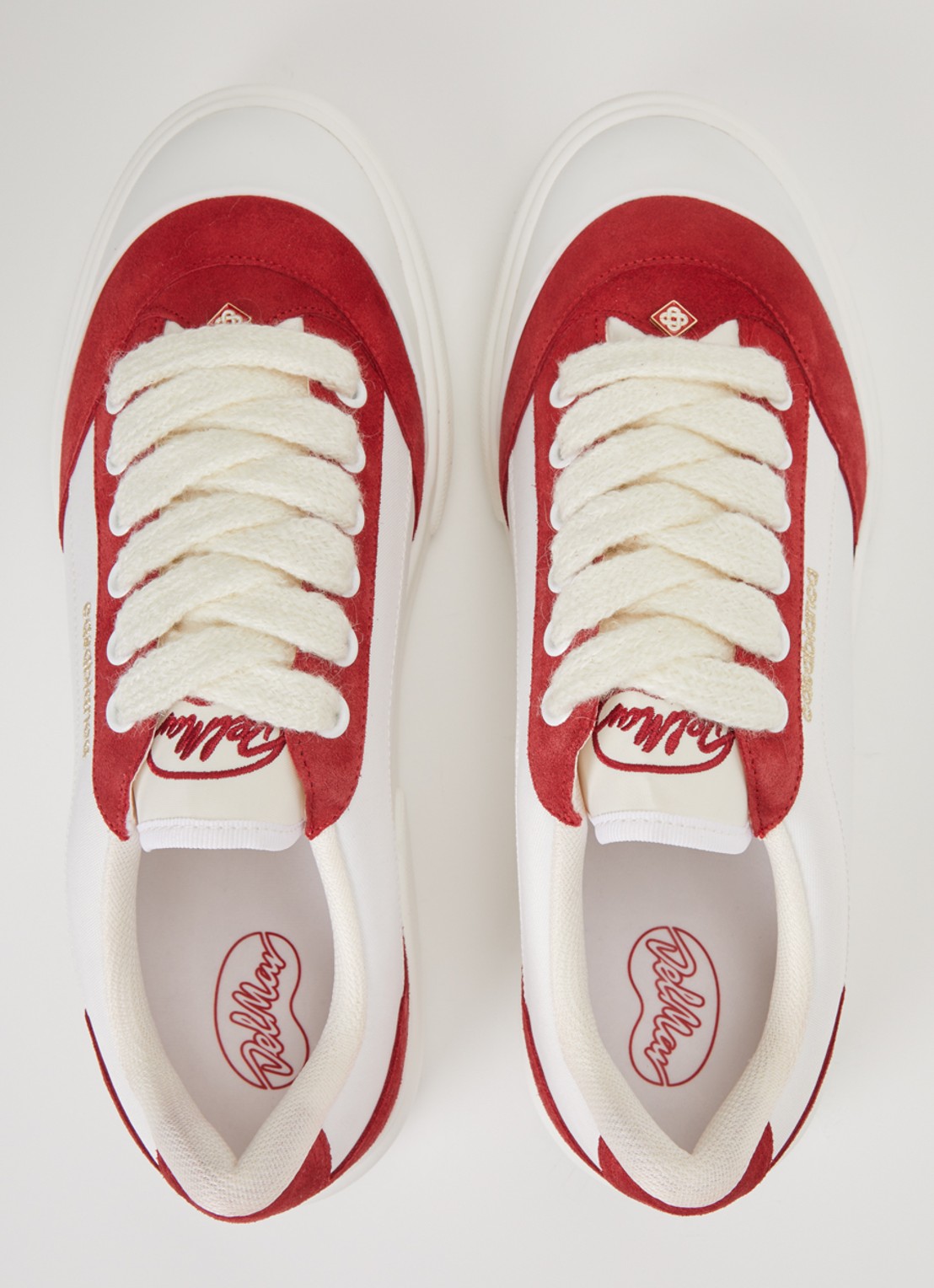 Casablanca Del Mar sneaker met details van suède - detail 2 wit