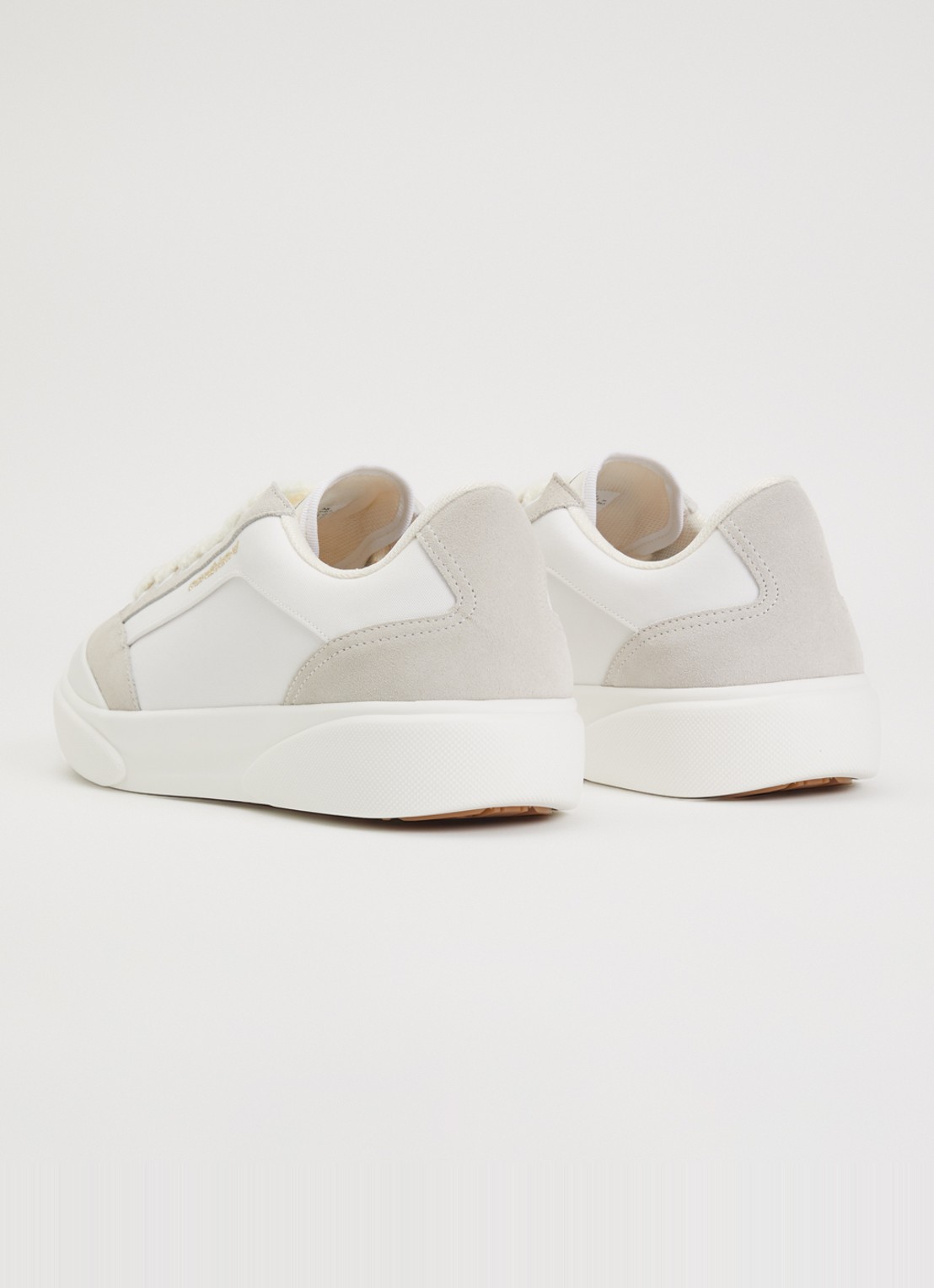 Casablanca Del Mar sneaker van canvas met suède details - achterkant 6 wit