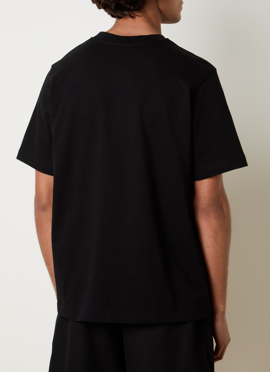 Casablanca Gradient T-shirt met logo- en backprint - achterkant 5 zwart