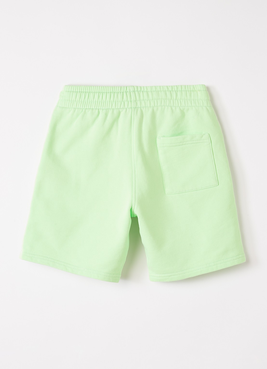 Casablanca Innocence straight fit korte joggingbroek met logo - voorkant 3 lime