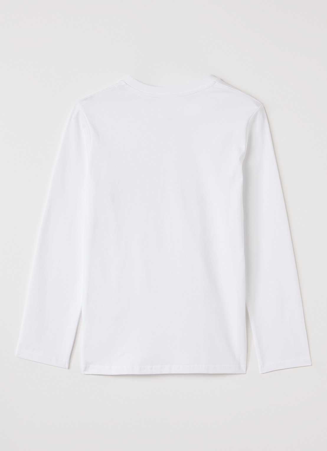 Casablanca Longsleeve met logoprint - voorkant 2 wit