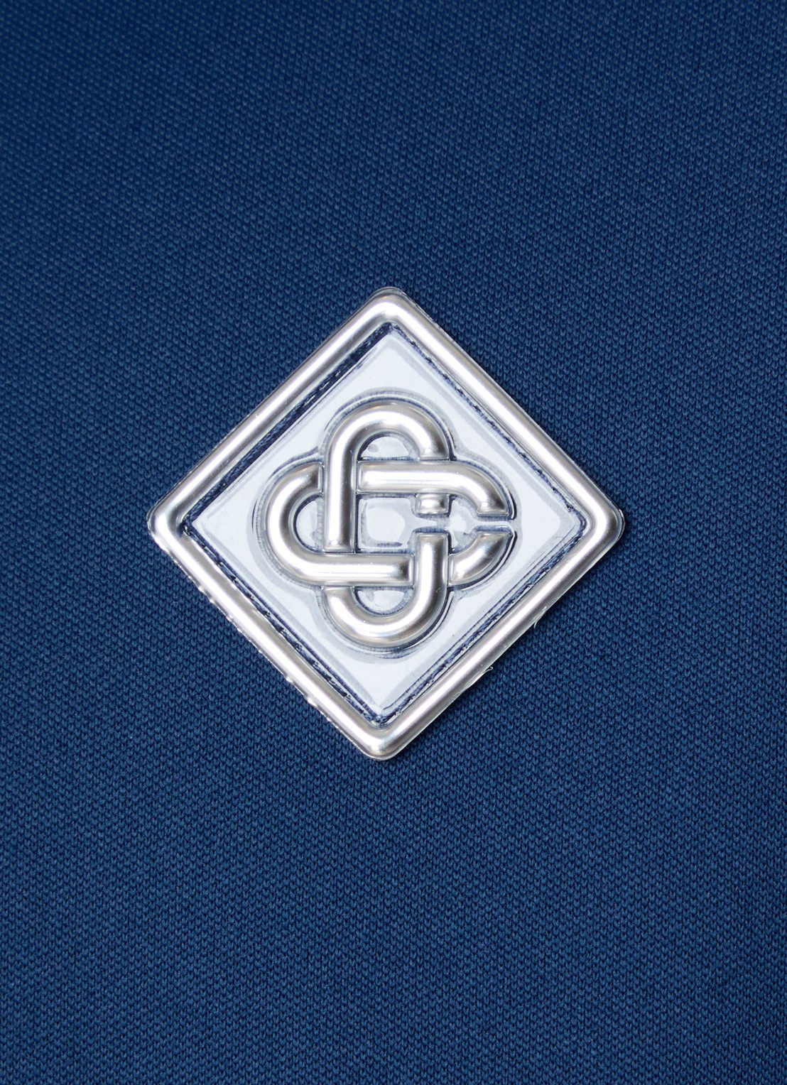 Casablanca Scuba vest met logo - detail 6 donkerblauw