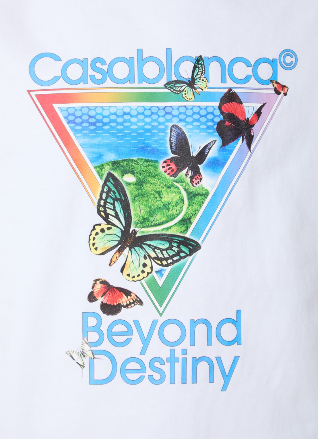 Casablanca Tennis Beyond T-shirt met logoprint - detail 2 wit