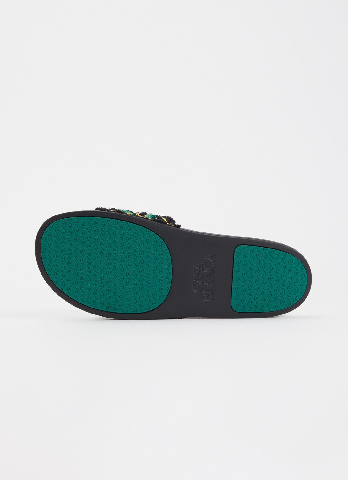 Casablanca Terry slipper met logo - detail 5 zwart