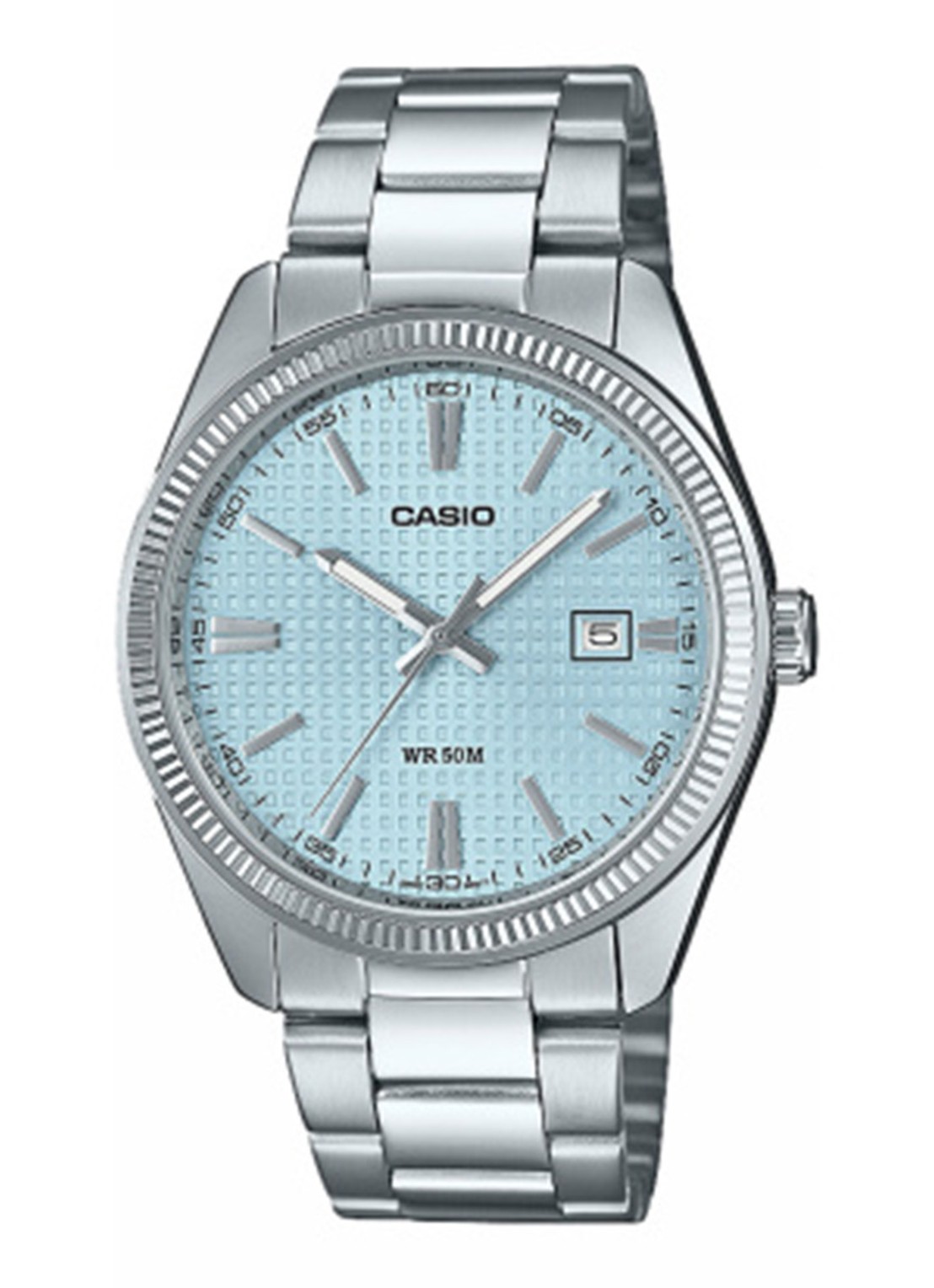 Casio CASIO Vintage horloge MTP-1302 - voorkant zilver