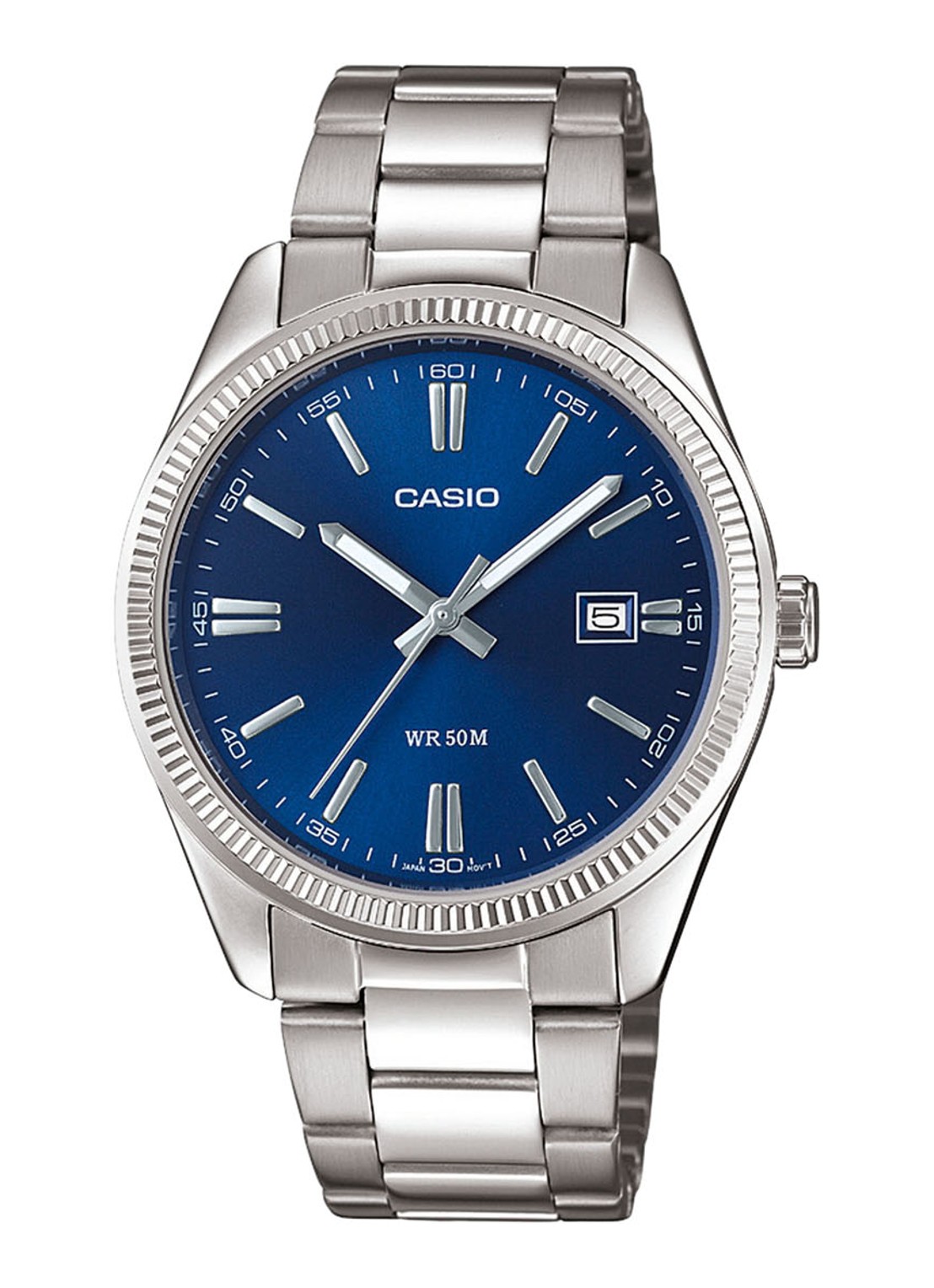 Casio Horloge MTP-1302PD-2AVEF - voorkant zilver