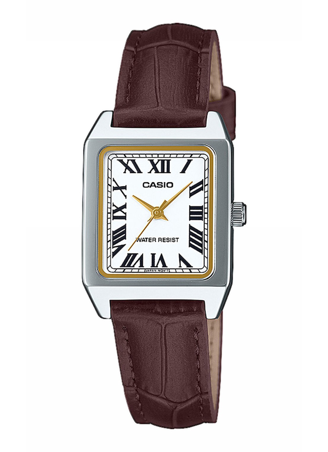 Casio Timeless horloge LTP-1234PG-7AEG - voorkant zilver