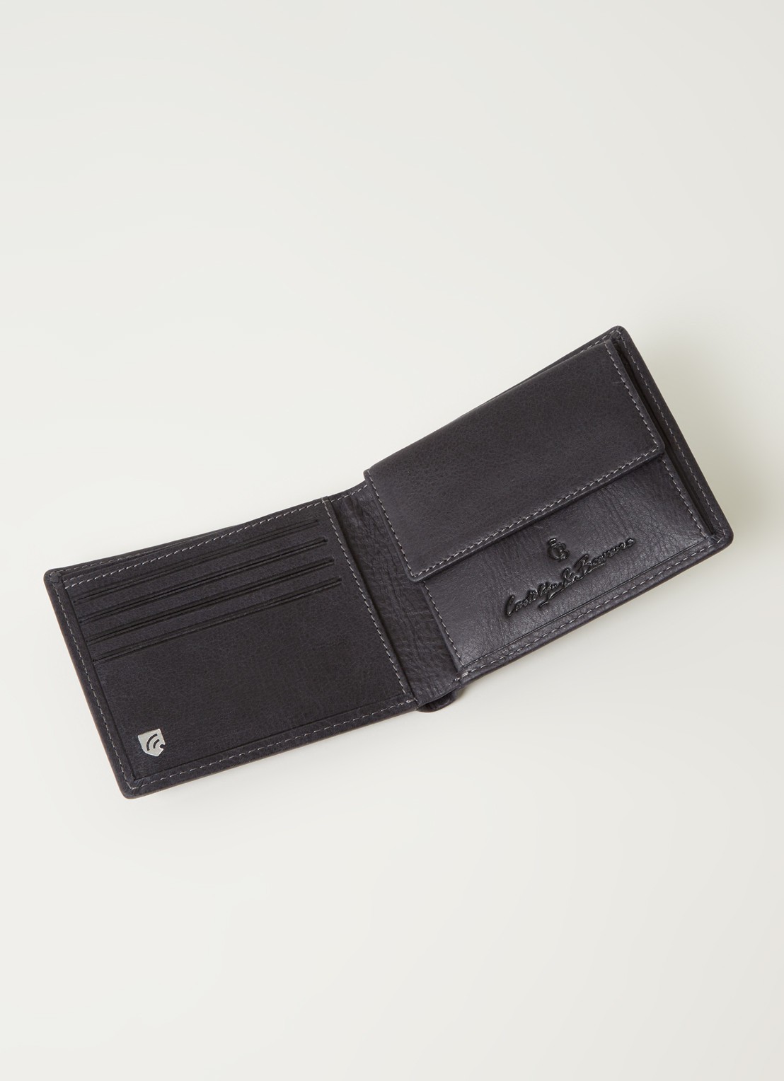 Castelijn & Beerens Billfold van leer - voorkant 2 zwart