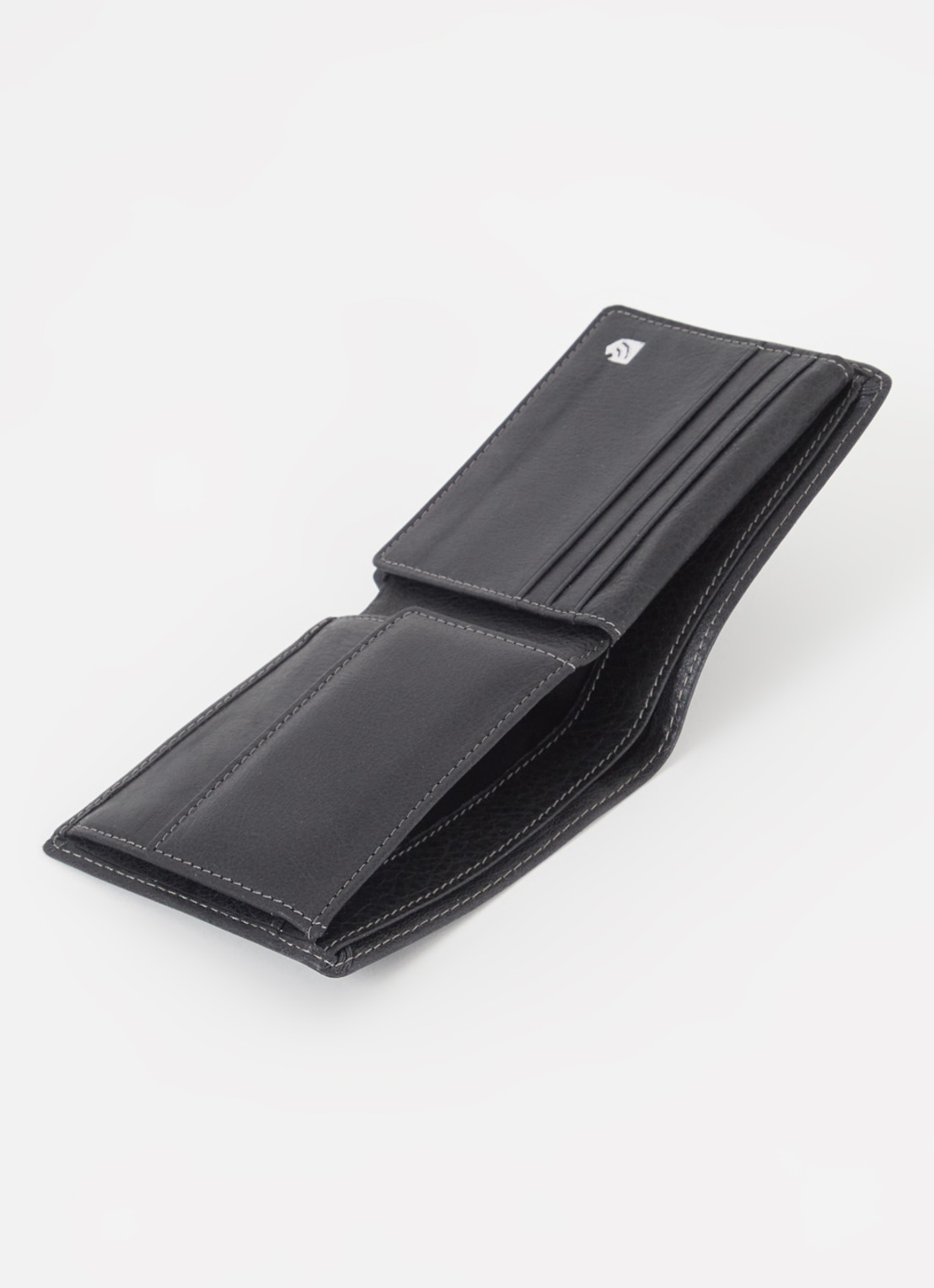 Castelijn & Beerens Billfold van leer - detail 3 zwart