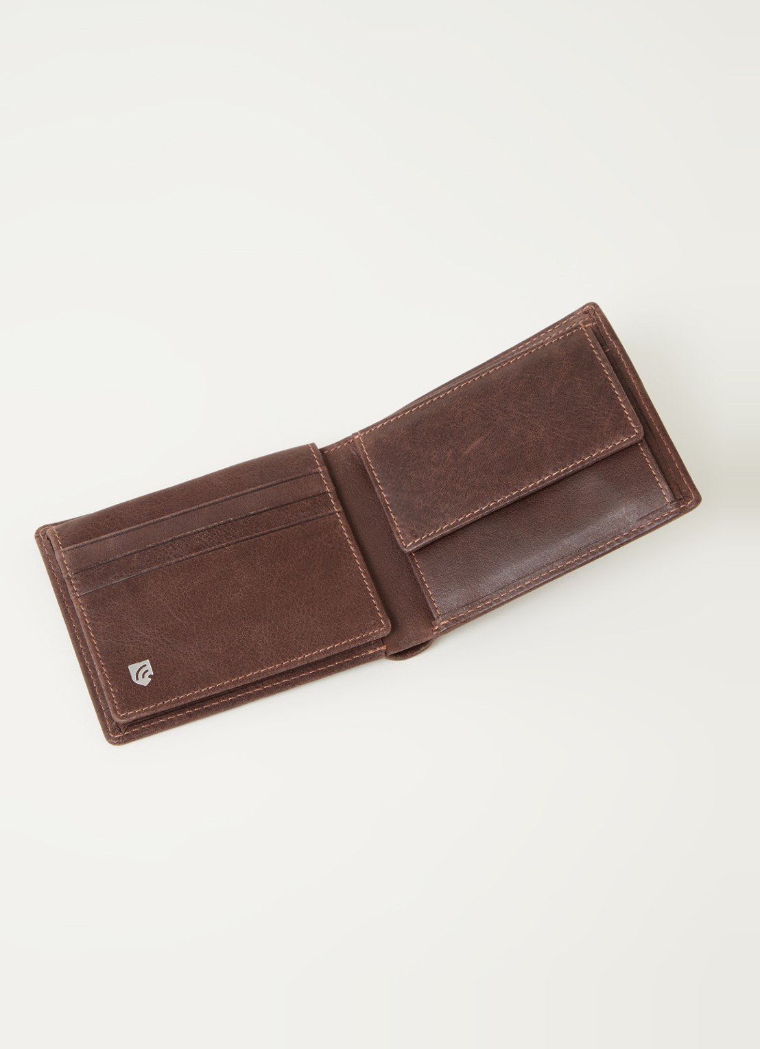 Castelijn & Beerens Billfold van leer - voorkant 3 donkerbruin