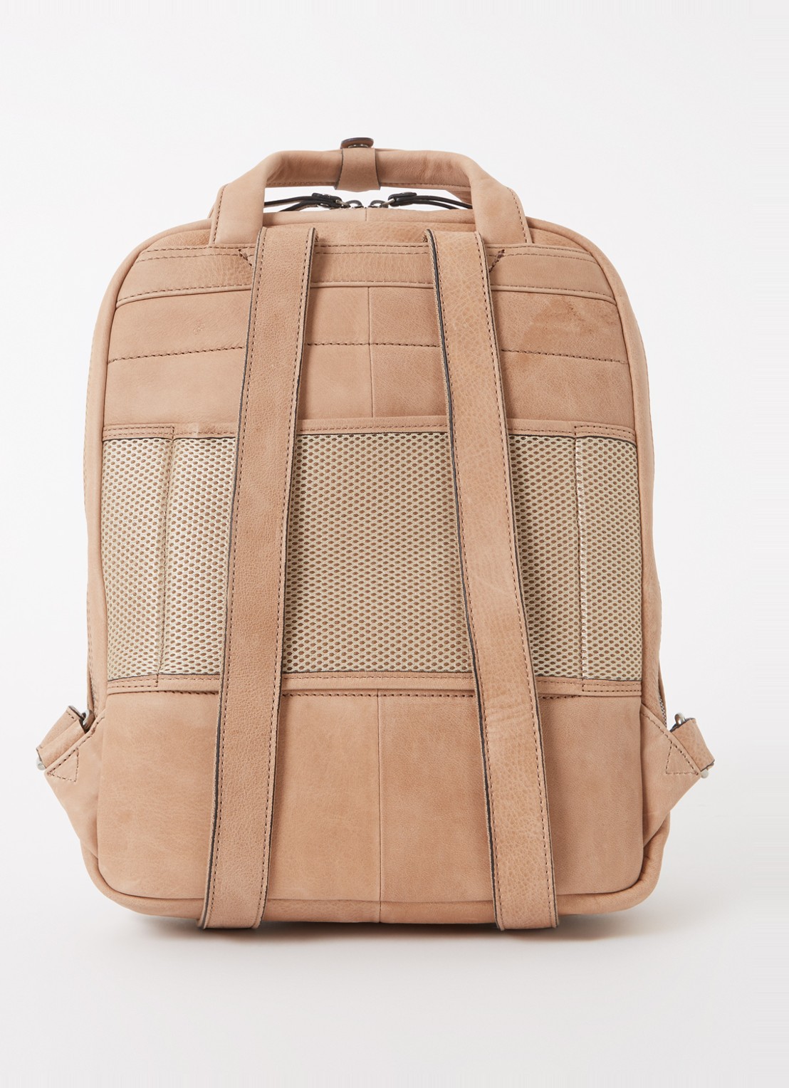 Castelijn & Beerens Carisma rugzak met 15,6 inch laptopvak - achterkant 2 beige
