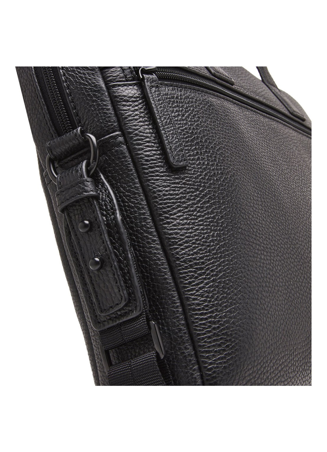 Castelijn & Beerens Chris businesstas van leer met 15,6 inch laptopvak - detail 4 zwart