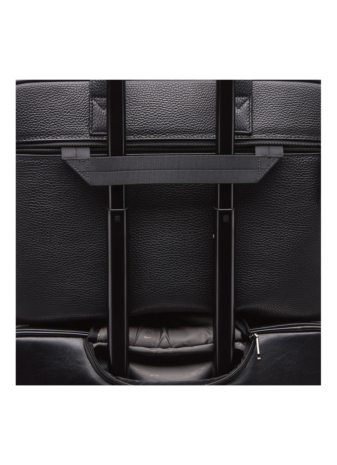 Castelijn & Beerens Chris businesstas van leer met 15,6 inch laptopvak - detail 7 zwart