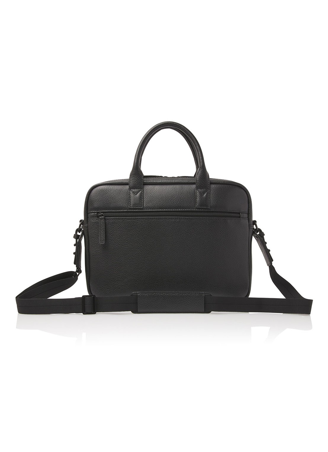 Castelijn & Beerens Delta businesstas van leer met 13 inch laptopvak - detail 3 zwart