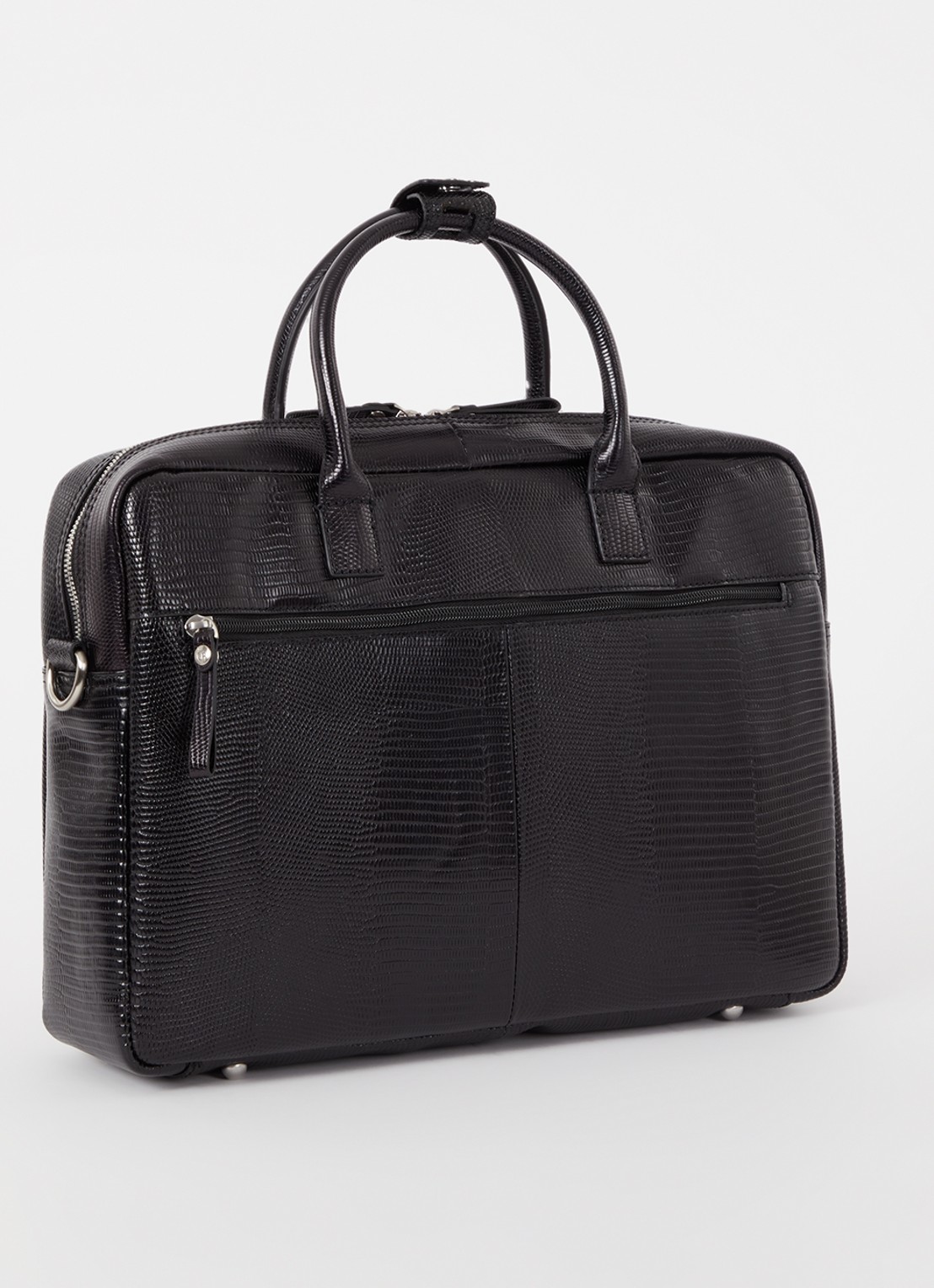 Castelijn & Beerens Ilse laptoptas met 15,6 inch laptopvak - achterkant zwart