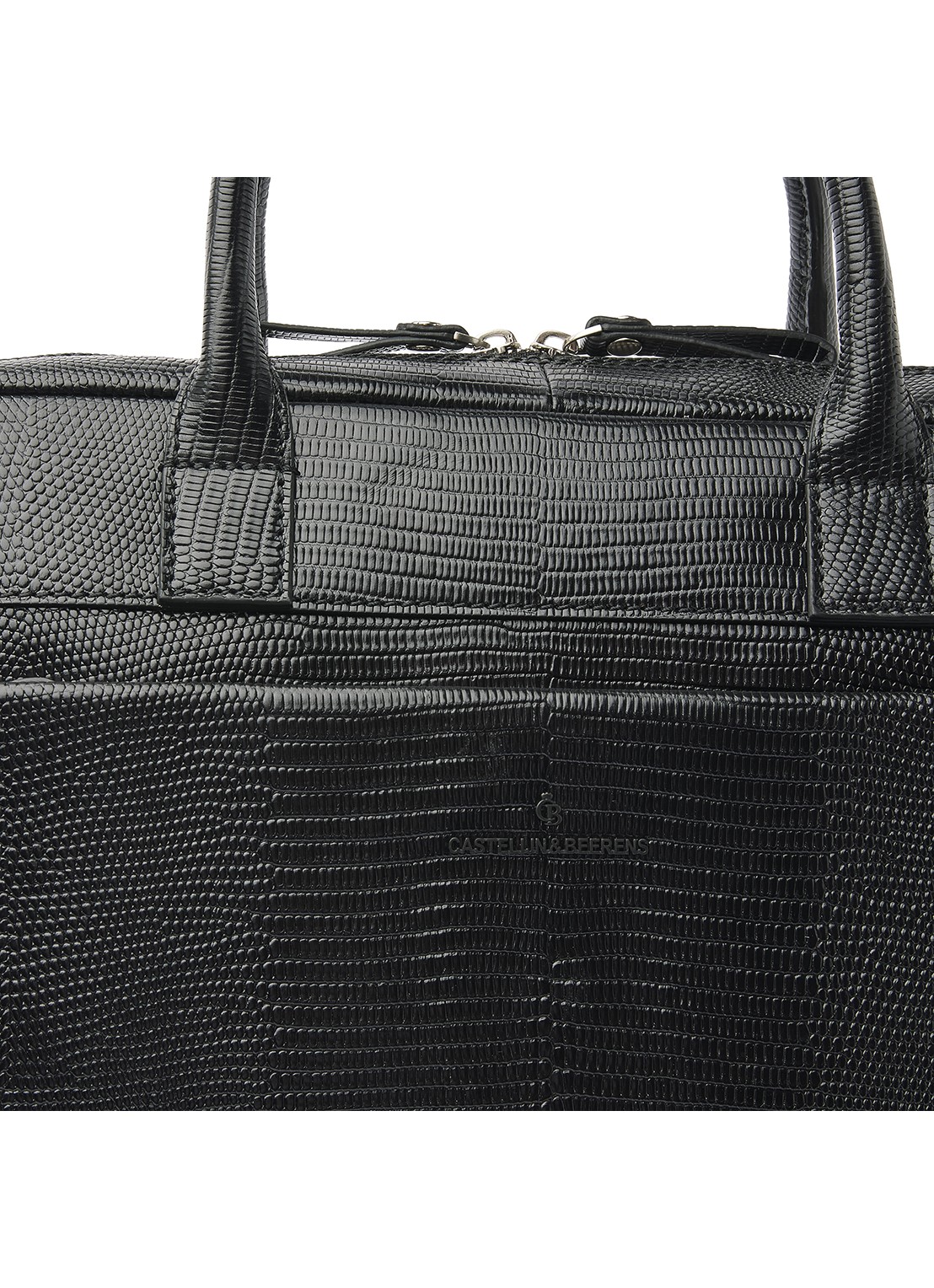 Castelijn & Beerens Ilse laptoptas met 15,6 inch laptopvak - detail 4 zwart