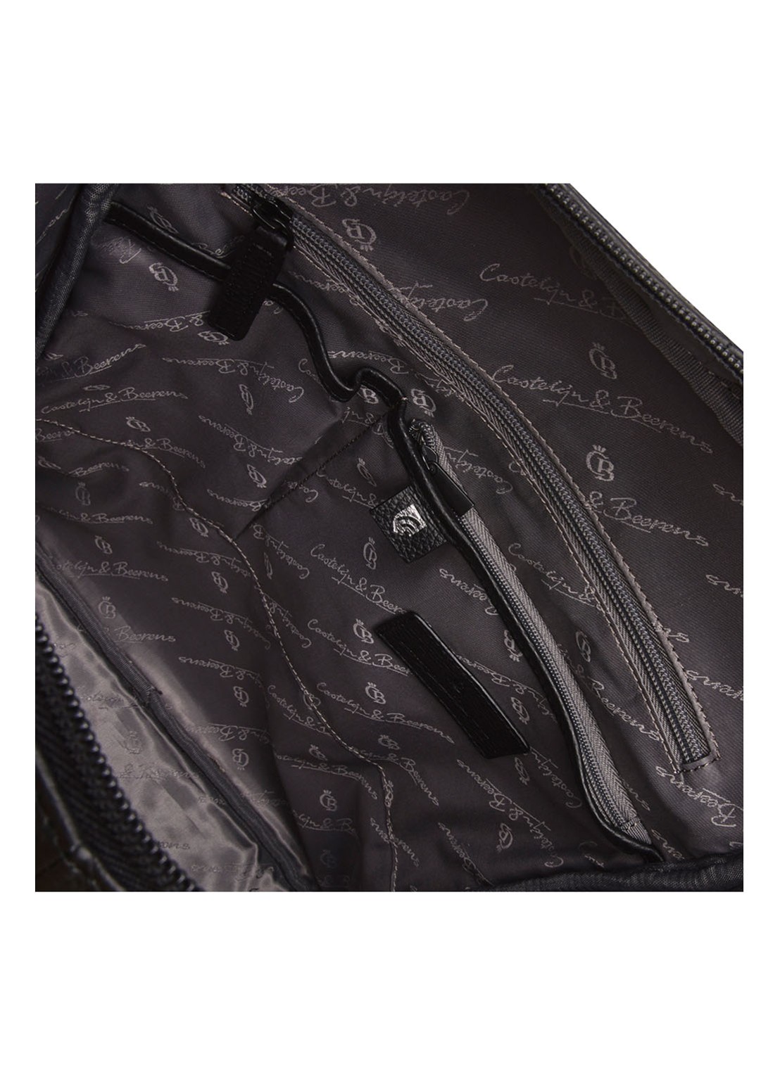 Castelijn & Beerens Laptoprugzak met 15,6 inch laptopvak - detail 3 zwart