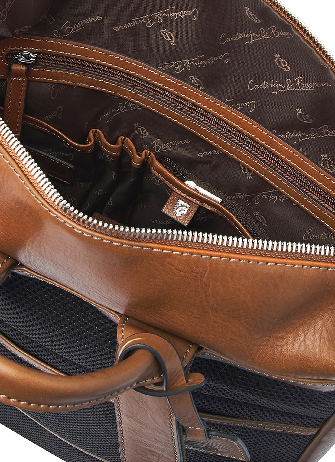 Castelijn & Beerens Laurens rugzak 15,6 inch - detail 5 bruin