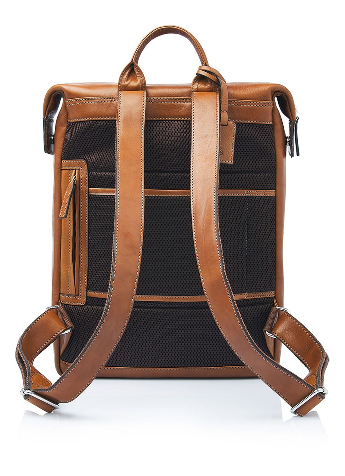 Castelijn & Beerens Laurens rugzak 15,6 inch - voorkant 2 bruin