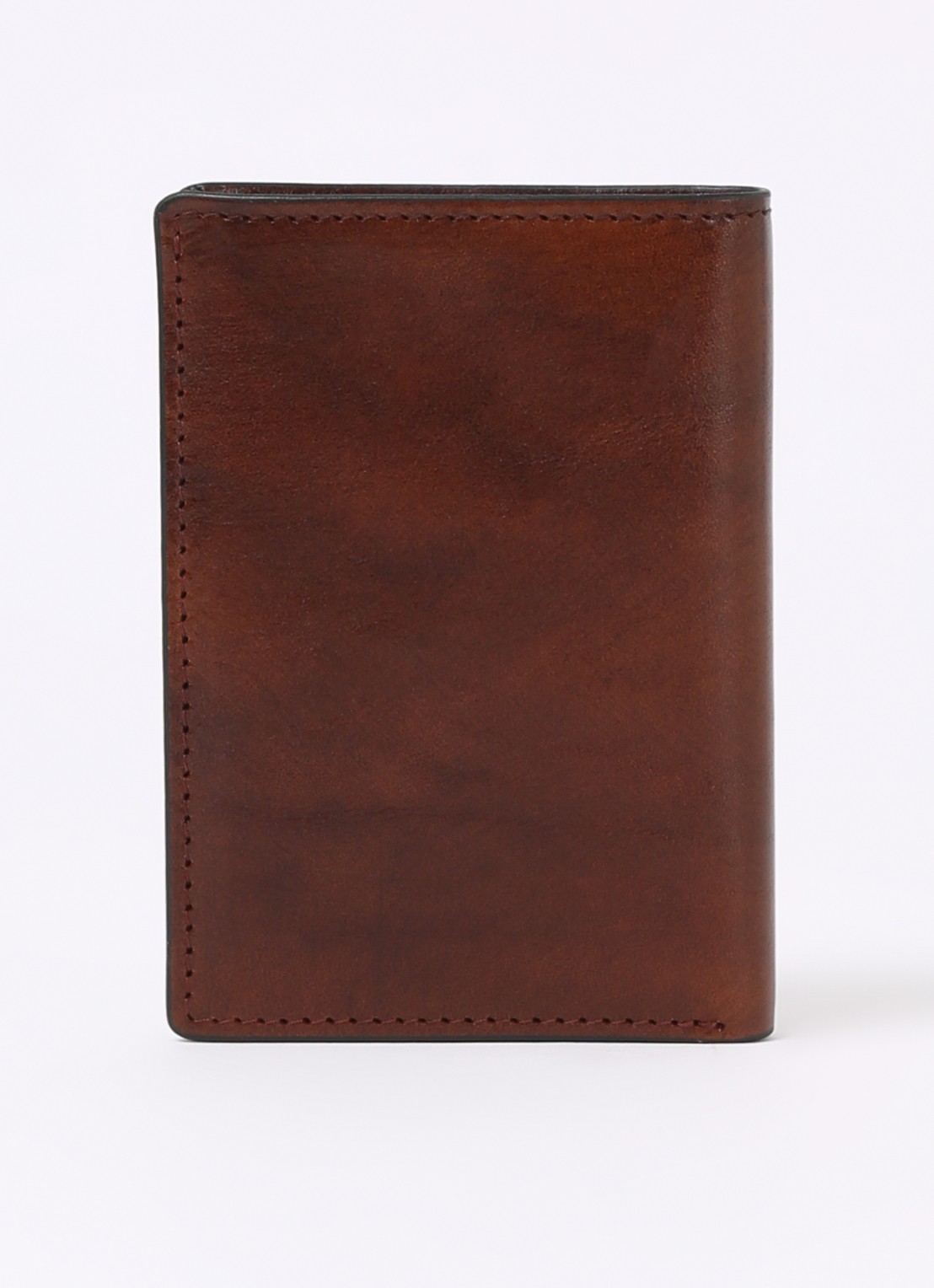 Castelijn & Beerens Portemonnee van leer met logo - achterkant 3 cognac