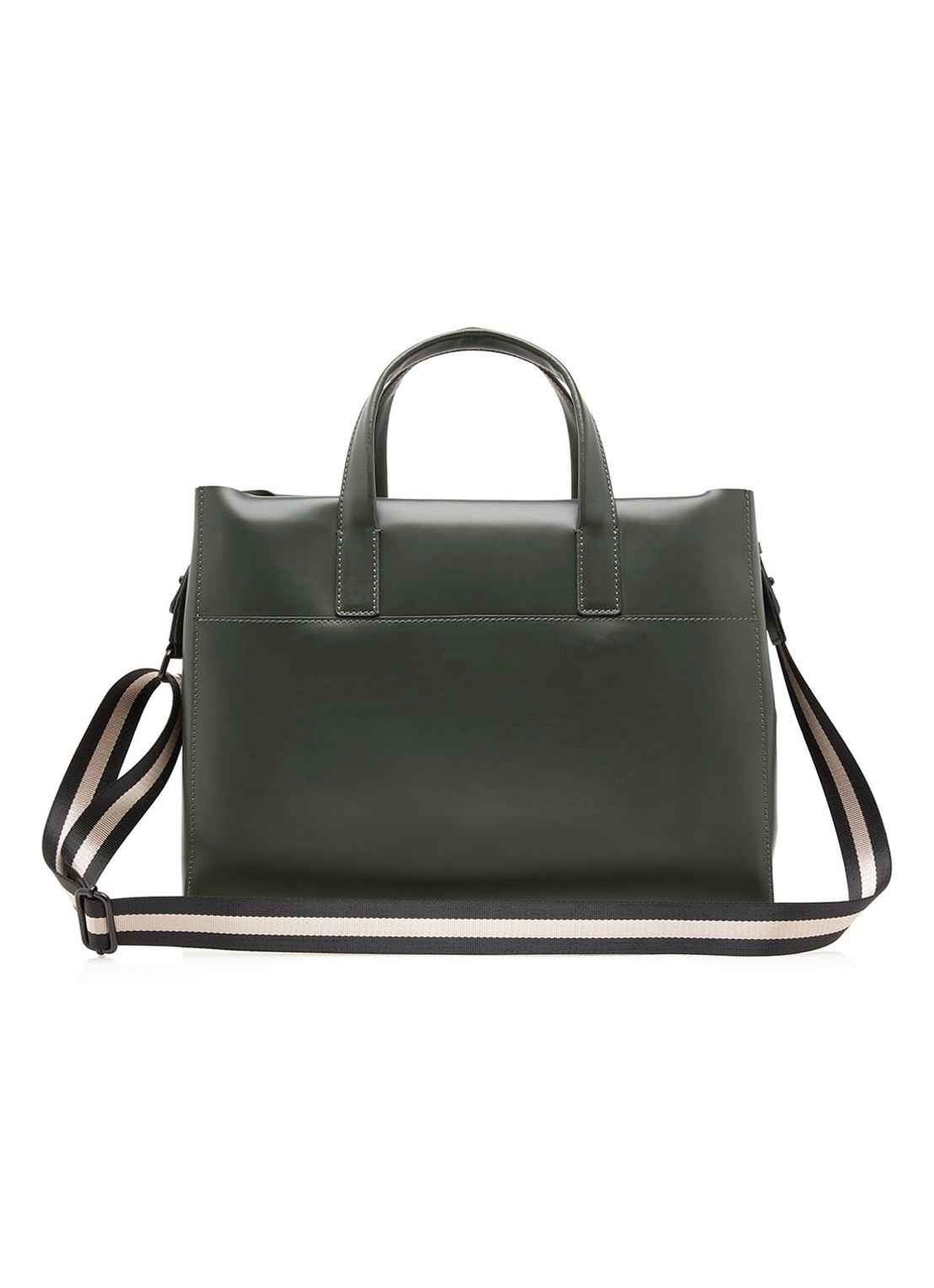 Castelijn & Beerens Sofie businesstas van leer met 15,6 inch laptopvak - detail 3 groen